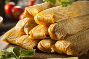 Homemade tamales