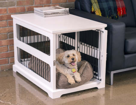 Merry Products Slide Aside End Table Dog Crate